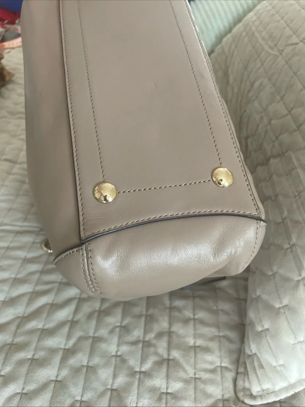 Coach structured quilted
